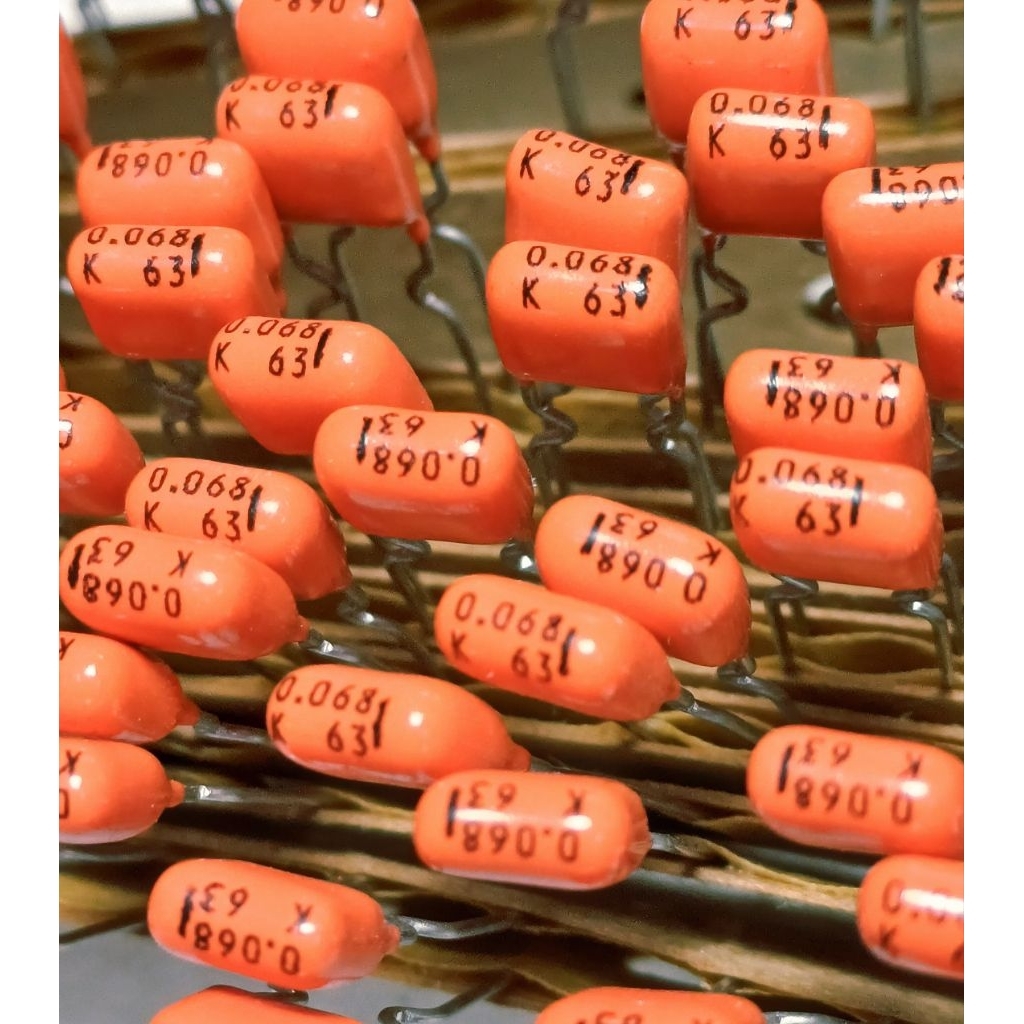 Pilkor  MKT (ราคา 10ตัว) 0.068uf 683 68nf 63v Metal Film Capacitor  ตัวเก็บประจุ คาปาซิเตอร์