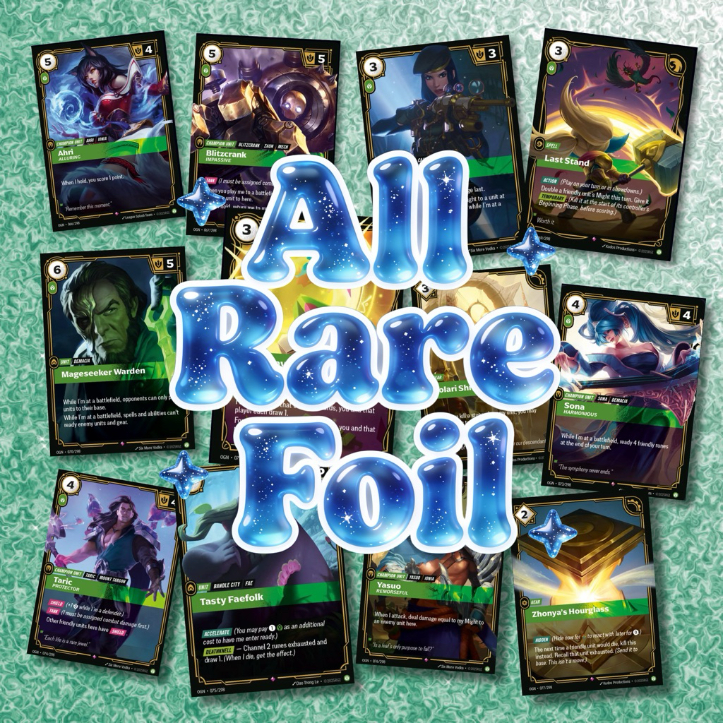 Riftbound Origins Calm ระดับ Rare ( All Foil )