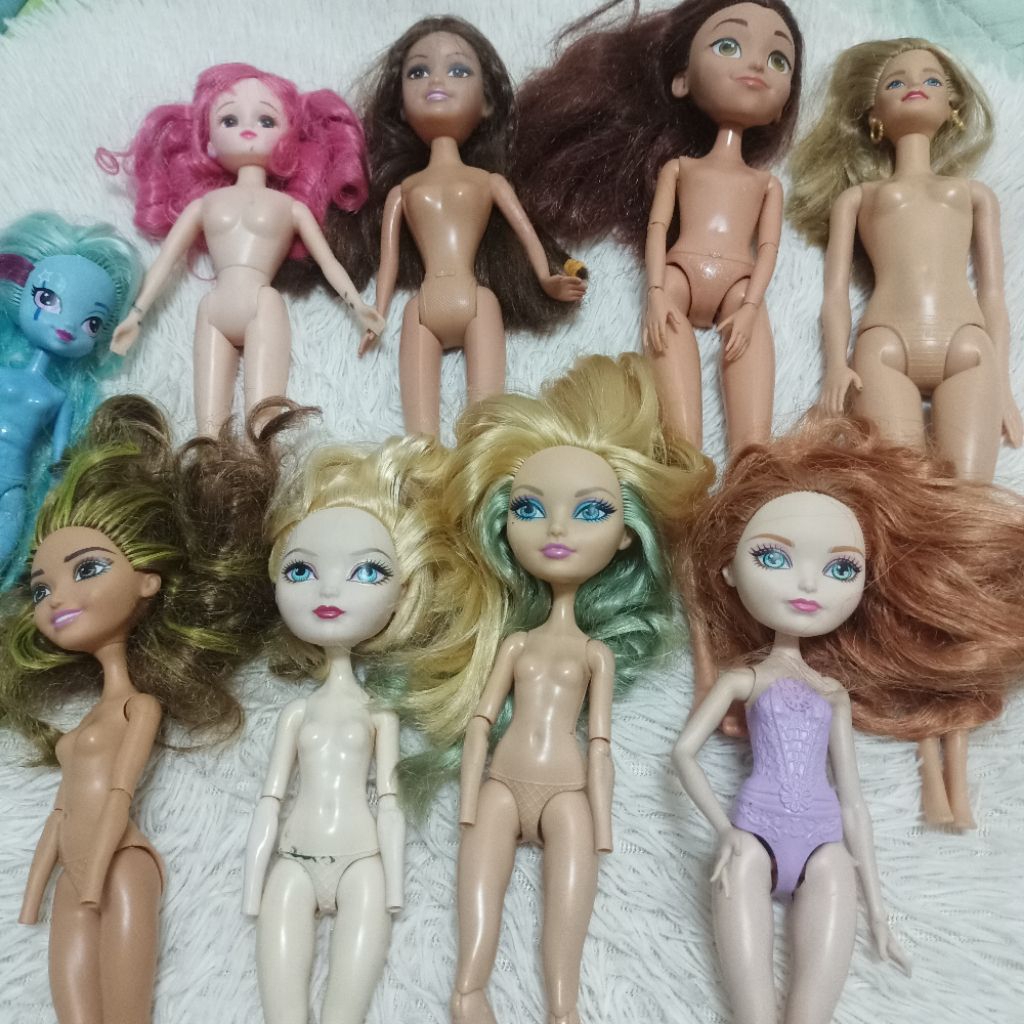 งานอะไหล่ตุุ๊กตา ได้ทั้งภาพ after ever high / Barbie / lica