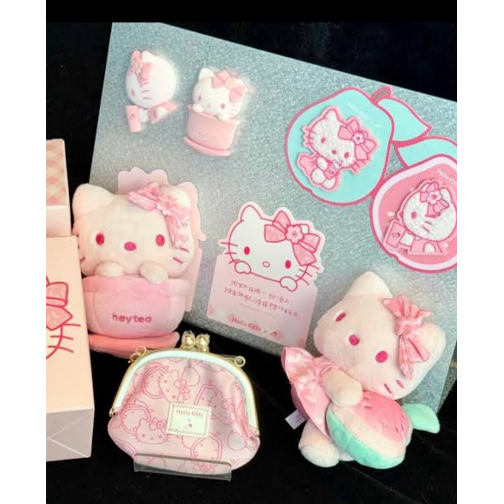พวง kitty x hey tea guava sakura คอลใหม่ล่าสุด2026 ค่ะ #ของแท้