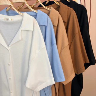 เสื้อฮาวาย ผ้าวาฟเฟิล หน้าผ้า 56“/62”