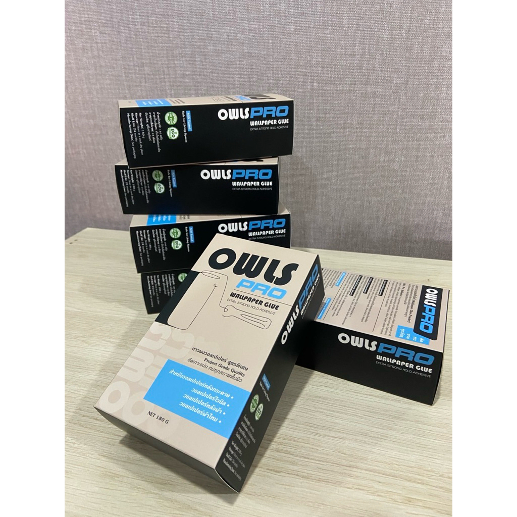 Owls Pro : กาวติดวอลเปเปอร์สูตรเข้มข้น แพ็ค 5 กล่อง