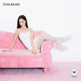 CHAAKAN [นำเข้าเกาหลี 100%] Cocomel Quilting Mary Jane Sneakers รองเท้าผ้าใบแมรี่เจนผู้หญิง ตีนตุ๊กแก เดินนานไม่ปวดเท้า