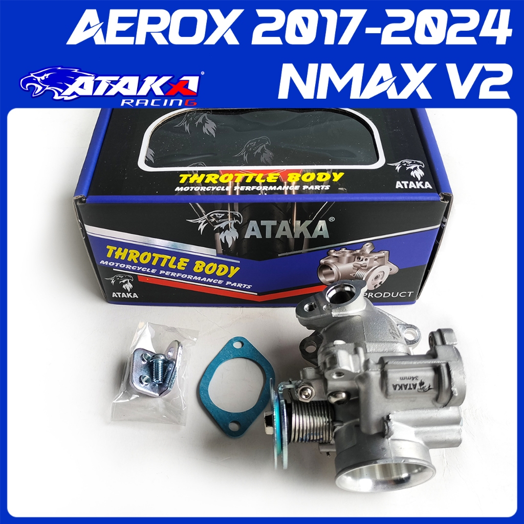 ATAKA ชุดเรือนลิ้นเร่ง ปีกผีเสื้อ AEROX155 NMAX155 2020-2024 NVX155 THROTTLE BODY ตรงรุ่น แท้ศูนย์