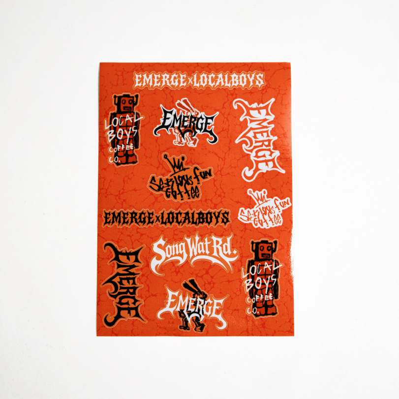 EMERGExLocal boys Sticker