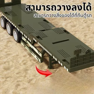 รถบรรทุกขนาดใหญ่ รถของเล่นรีโมทคอนโทรล 42 ซม. ถอดได้ ถอดได้เล่นยาวนาน