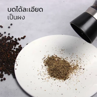 เครื่องบดเกลือพริกไทย Pepper grinder หัวเซรามิก บดละเอียด ทำความสะอาดง่าย สำหรับครัวและโต๊ะอาหาร Deebilion