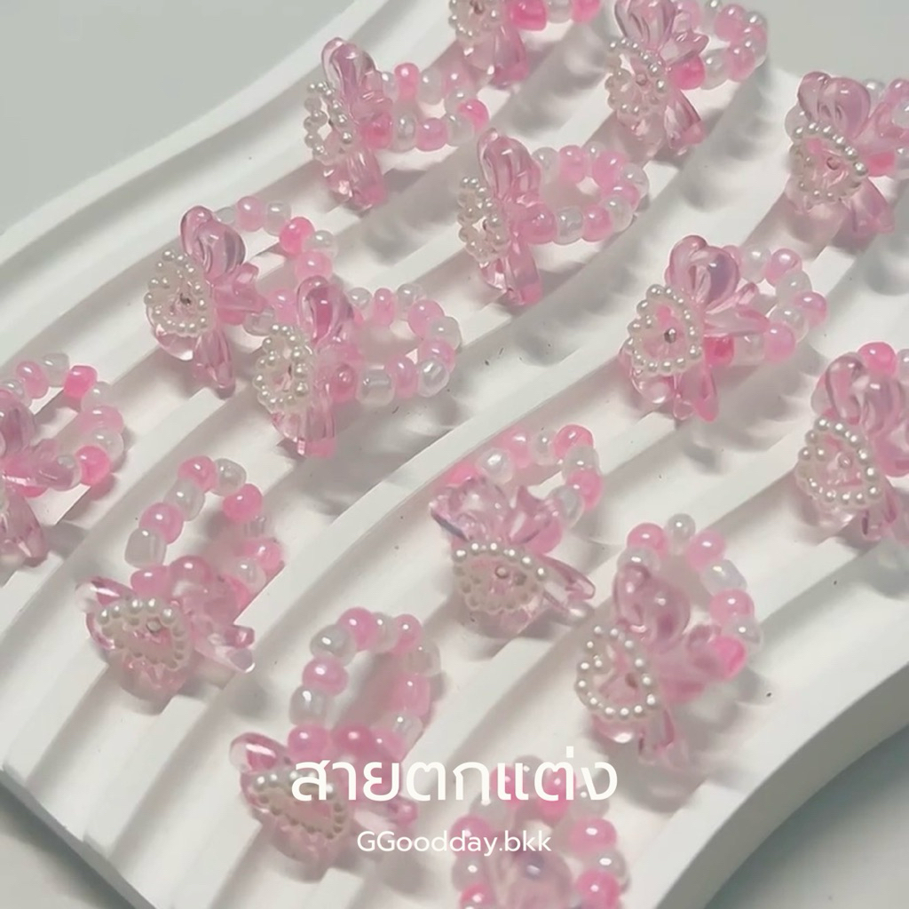 พร้อมส่ง สายรัด ตกแต่ง รองเท้านักเรียน (ลายโบว์)