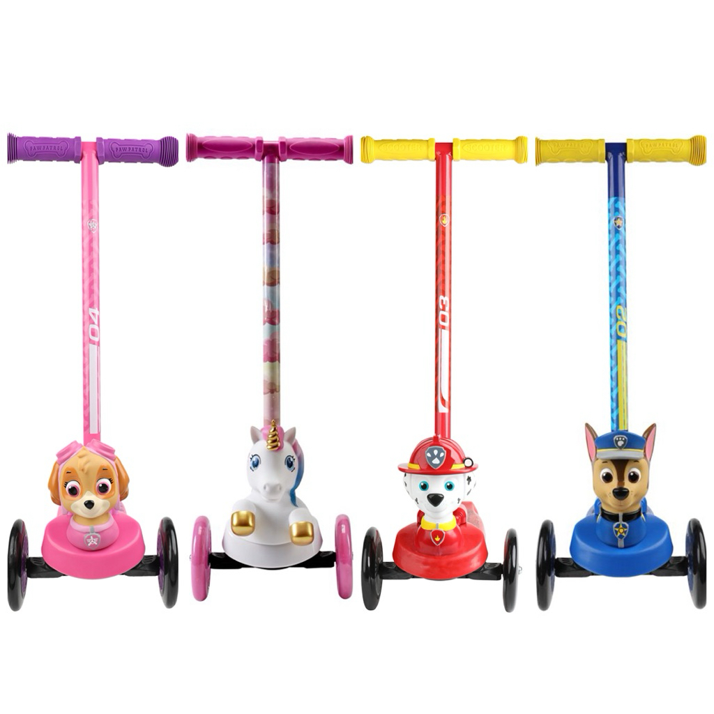 สกูตเตอร์ สามมิติ 3D Scooter with 3 wheels and tilt to turn