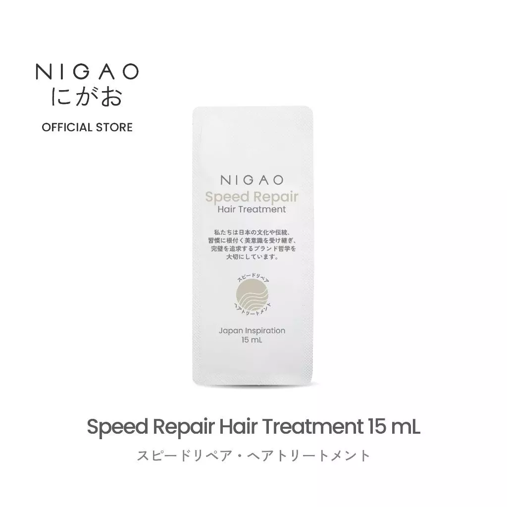 [ขนาดซองเล็ก] NIGAO Speed Repair Hair Treatment 15 mL | ทรีทเม้นท์บำรุงผม เร่งผมยาว ผมหอม