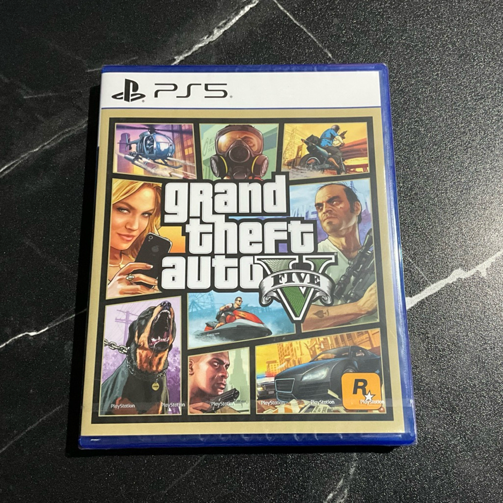 🇨🇳 (New) Grand Theft Auto V GTA 5 PS5 เกม Open World Action แผ่นแท้ PlayStation 5 (Asia)