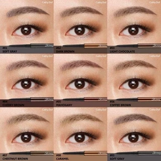 แท้/ส่งไว Cathy Doll Skinny Soft Brow Pencil 0.06 g เคที่ดอลล์ ดินสอเขียนคิ้ว ไม่ต้องเหลา