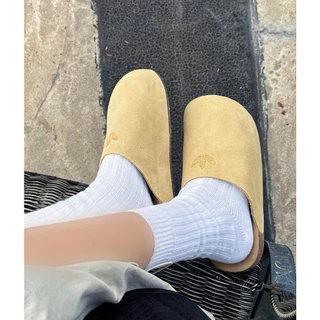 ✅ของแท้100%✅ Adidas Originals Adimule รองเท้าแตะหัวปิด birkenระบายอากาศได้ดีและสะดวกสบาย รองเท้าแตะ