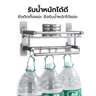 Naju ตะขอแขวน ตะขอติดผนัง ตะขอ แบบติดผนัง ไม่ต้องเจาะผนัง Hook รับได้ ได้เยอะ