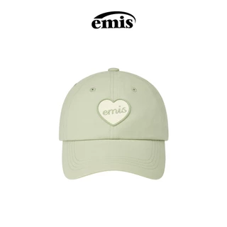 EMIS - HEART RUBBER PATCH BALL CAP( BEIGE , RED, BLACK, MINT, BLUE, NAVY)