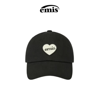 EMIS - HEART RUBBER PATCH BALL CAP( BEIGE , RED, BLACK, MINT, BLUE, NAVY)