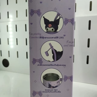 พร้อมส่ง แก้วน้ำสแตนเลสซานริโอ้มีหูจับ เคลือบเซรามิก 1200 มล สแตนเลส304 650ml ลายลิขสิทธิ์แท้