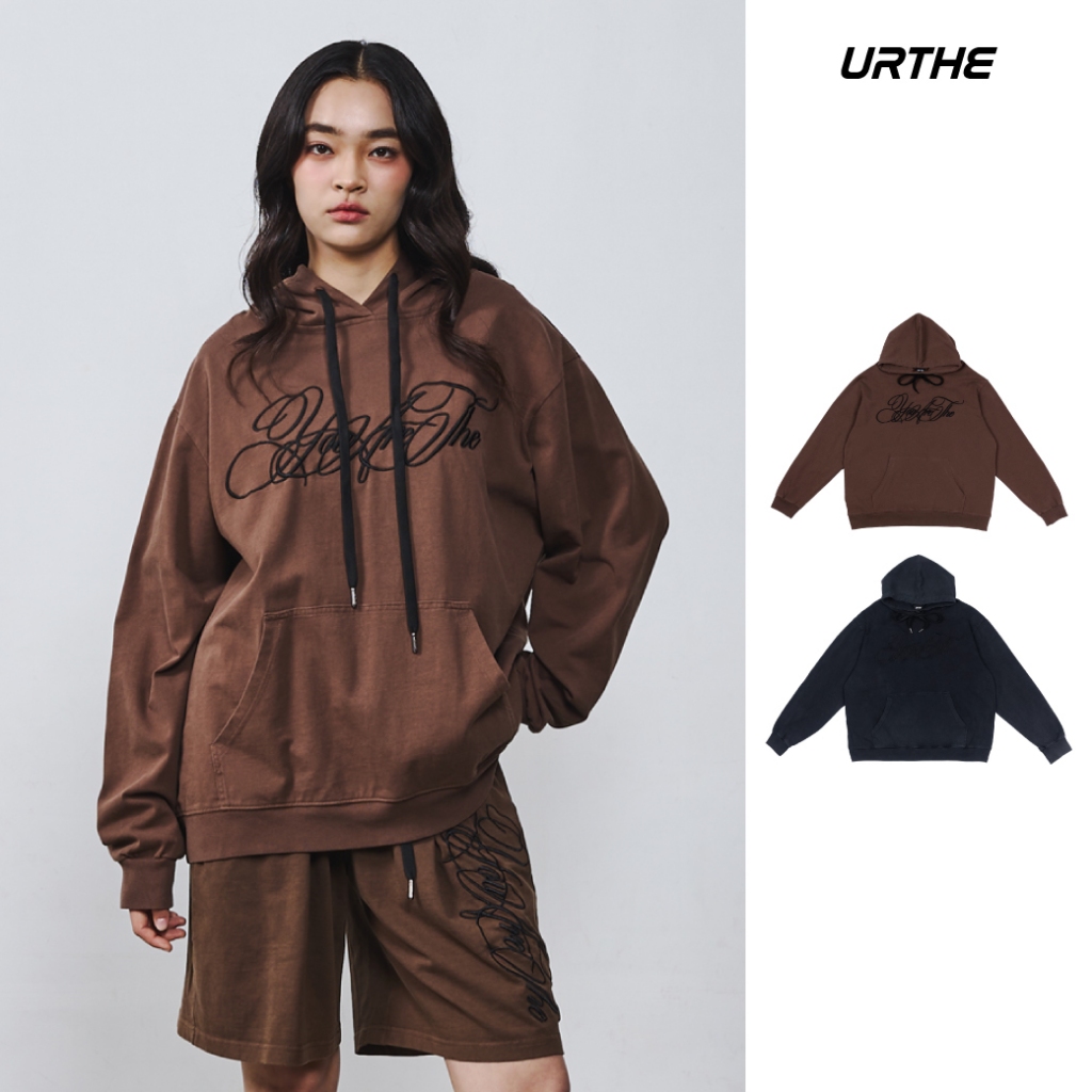 URTHE - เสื้อฮู้ดดี้ เสื้อกันหนาว Oversize รุ่น AUTOGRAPH CREW