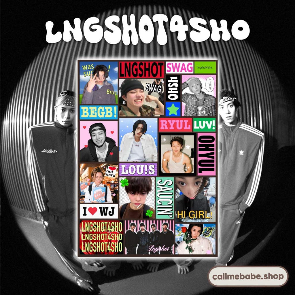 ✨LNGSHOT 4SHO STICKER✨