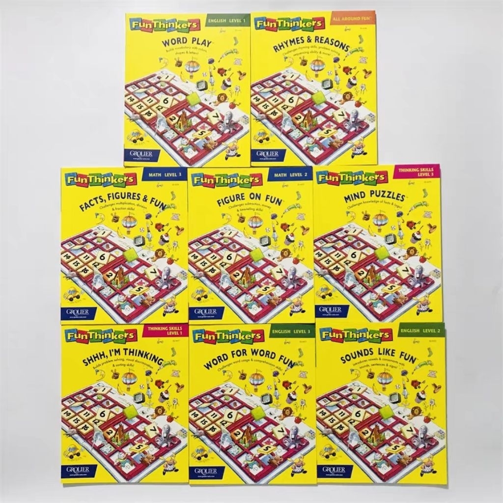 Fun Thinkers 8 เล่ม Grolier แท้