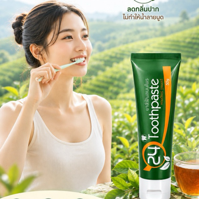 24 toothpaste ยาสีฟันสมุนไพร ทเวนตี้โฟร์ ทูธเพสต์