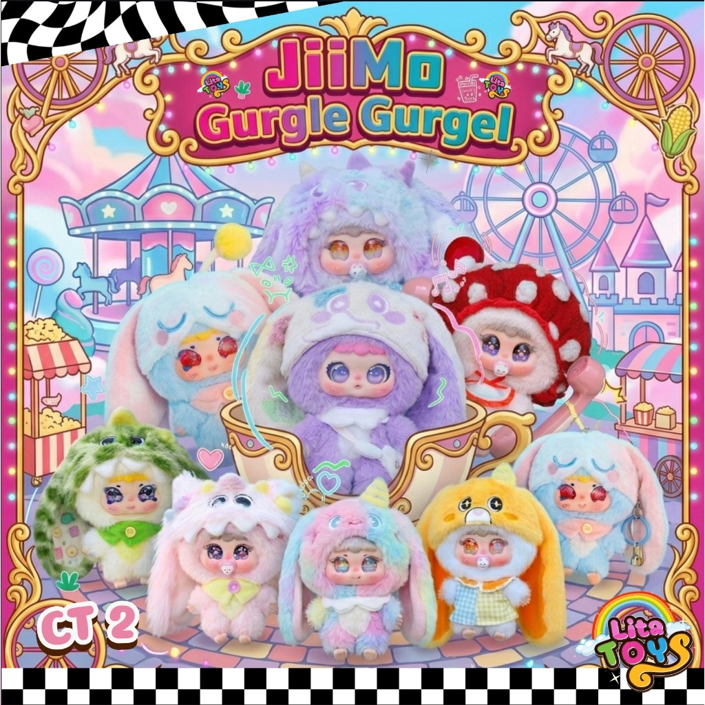 [ พร้อมส่ง CT 2 ] 🎠 Jiimo 200% Gurgle Gurgle 🎡 พวงกุญแจ พร้อมส่งในไทย