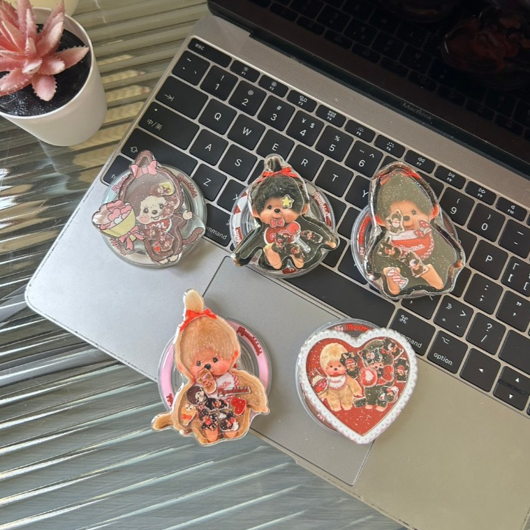 AD583 New Griptok Set2 ขาตั้งแม่เหล็ก ลายน้องม่อนชิชิ (สินค้าเขย่าได้) สินค้าพร้อมจัดส่งจากไทย