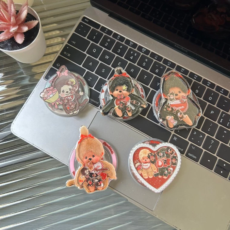 AD583 New Griptok Set2 ขาตั้งแม่เหล็ก ลายน้องม่อนชิชิ (สินค้าเขย่าได้) สินค้าพร้อมจัดส่งจากไทย