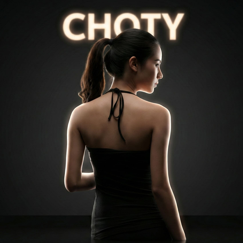 (ผ้าร่อง / ผูกคอ ไซส์ S-M)  แบรนด์ CHOTYSHOP สินค้าผลิตในไทย  QAR.G