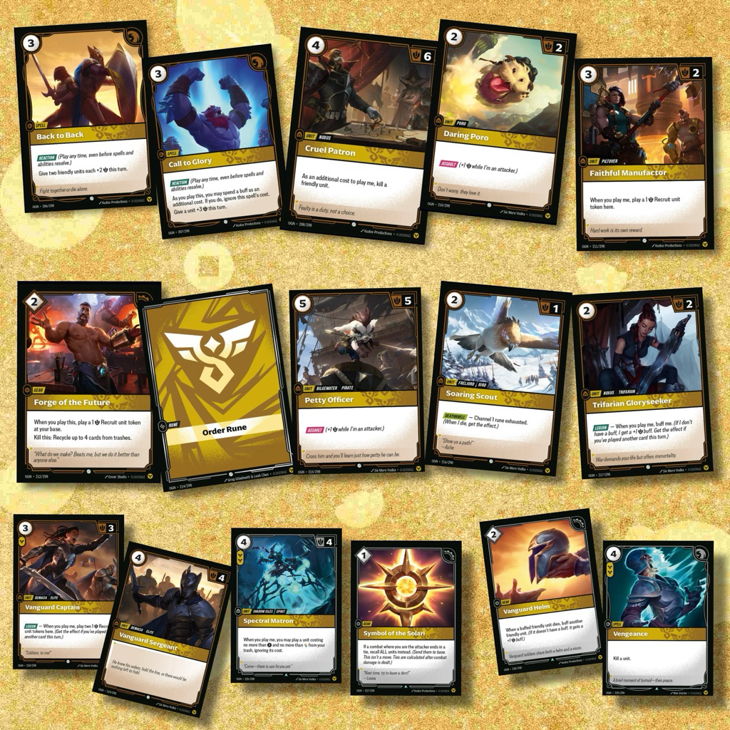 Riftbound Origins Order ระดับ C,U ( ธรรมดา )