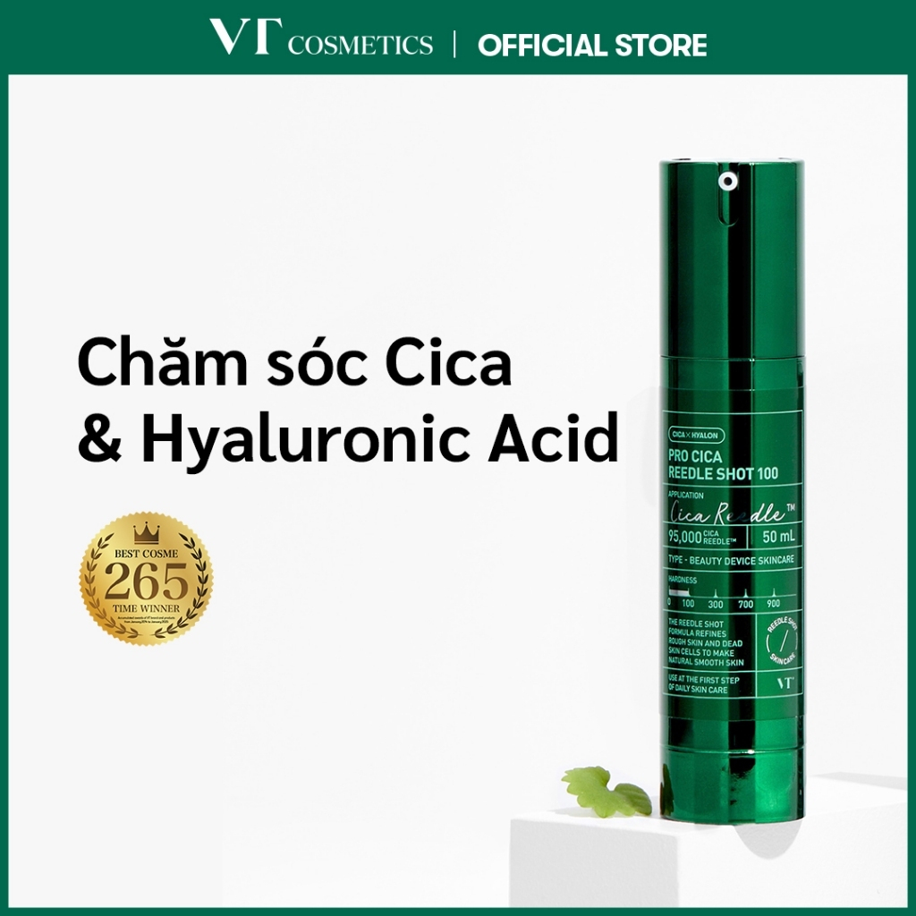 🟢🟢VT PRO-CICA REEDLE SHOT รีเดิลช็อต 100/300 50ml ผลิตภัณฑ์ดูแลผิว เพิ่มความชุ่มชื้น ลดการเกิดสิว