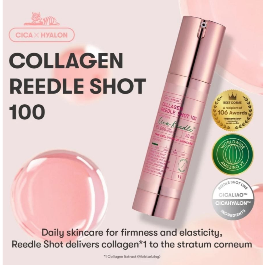 🌸🌸VT Cosmetics Collagen Reedle Shot 300 50ml / Collagen Shot / Rejuvenating Essence