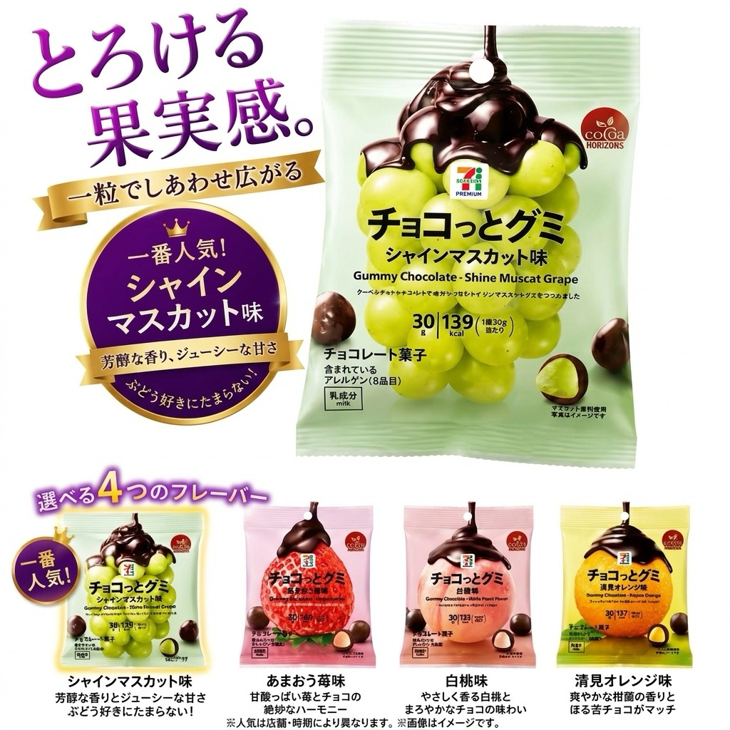 Gummy Chocclate 7-11 (แบบห่อ)