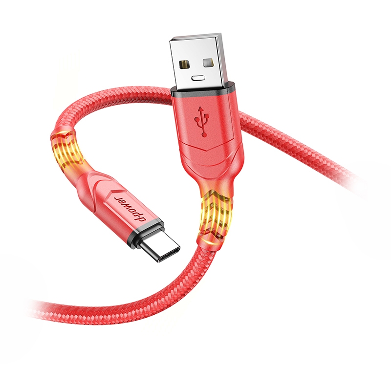 d-power สายชาร์จเร็ว 5A MAX รุ่น CB-N03 สายถักพรีเมียม ทนทาน หุ้มข้อต่อกันหัก 1M(Micro USB/Type-C)