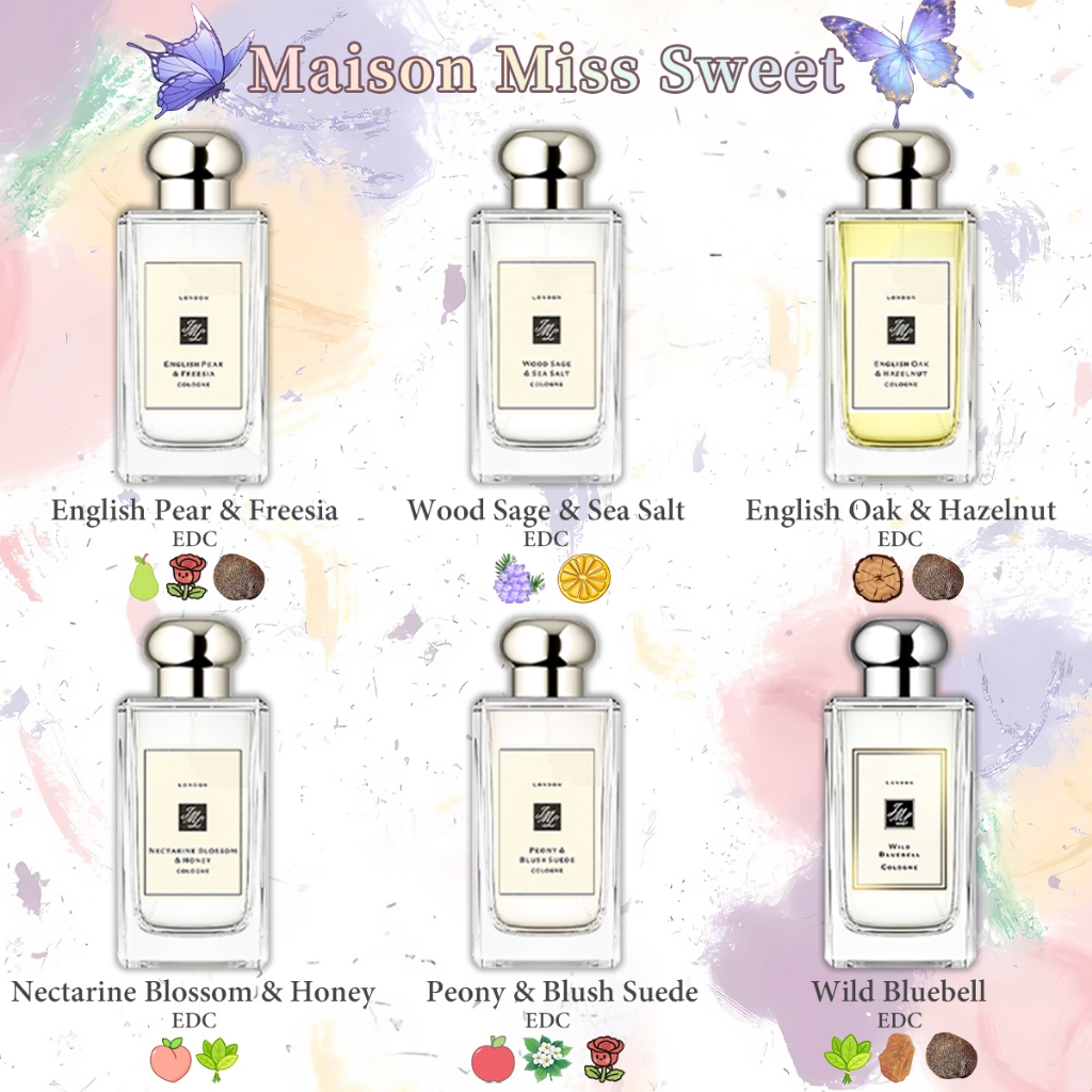 🚚จัดส่งรวดเร็ว✨ English Pear/ Wood Sage/ English Oak / Peony & Blush EDC 2ml 5ml 10ml น้ำหอม unisex