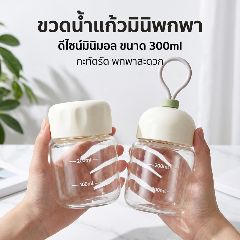 ส่งจากกรุงเทพ 24ชม ถ้วยแก้วมินิน่ารัก ขวดเชคผสมเครื่องดื่ม พกพาสะดวก ใช้สำหรับฟิตเนส Mini Shaker Cup