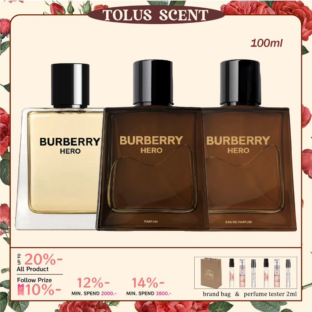 🖤 Burberry 🖤 Hero Eau de Parfum Parfum Eau de Toilette EDP EDT 100ml