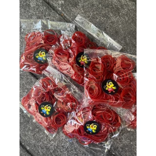 [แพค50/100g.] ยางรัดแกง ยางรัดถุงใส่แกง ยางรัด ยางรัดสีแดง สะดวก ไม่เก่าเก็บ ซื้อเท่าที่ใช้ ยางรัดถุงร้อน ยางรัดถุง