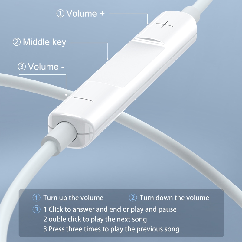 d-power หูฟังอินเอียร์ รุ่น K10 แจ็ค 3.5mm เสียงระดับ Hi-Fi สเตอริโอ Super Bass มีไมค์ ปุ่มปรับเสียง ยาว1.2M
