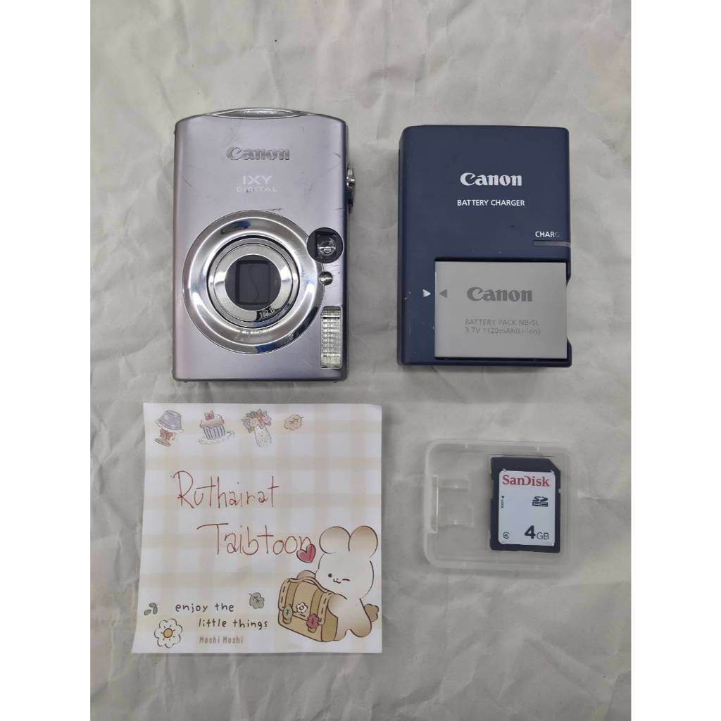 รุ่นคุณพั้นช์รักแมว 🌈 กล้องดิจิตอล Canon IXY 900is (ixus 850is) (3)
