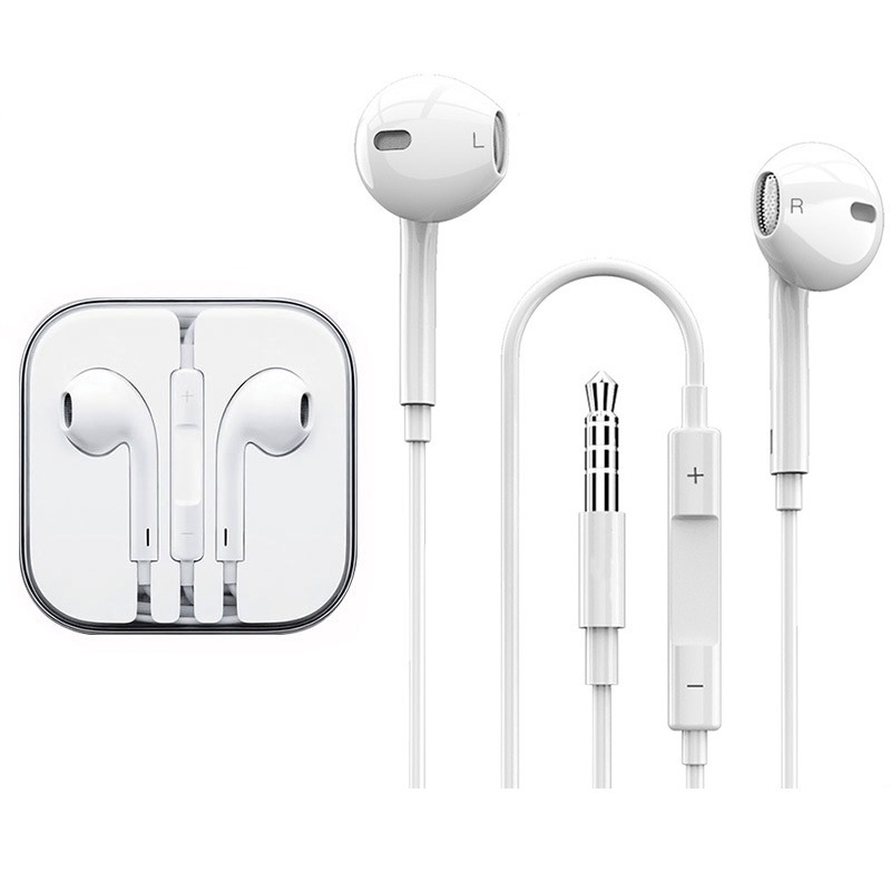d-power หูฟังสมอลทอล์ค รุ่น iP6 Universal แจ็ค 3.5mm เสียงดี เบสแน่น ทรงเอียร์บัดใส่สบาย มีไมค์และปุ่มปรับเสียง