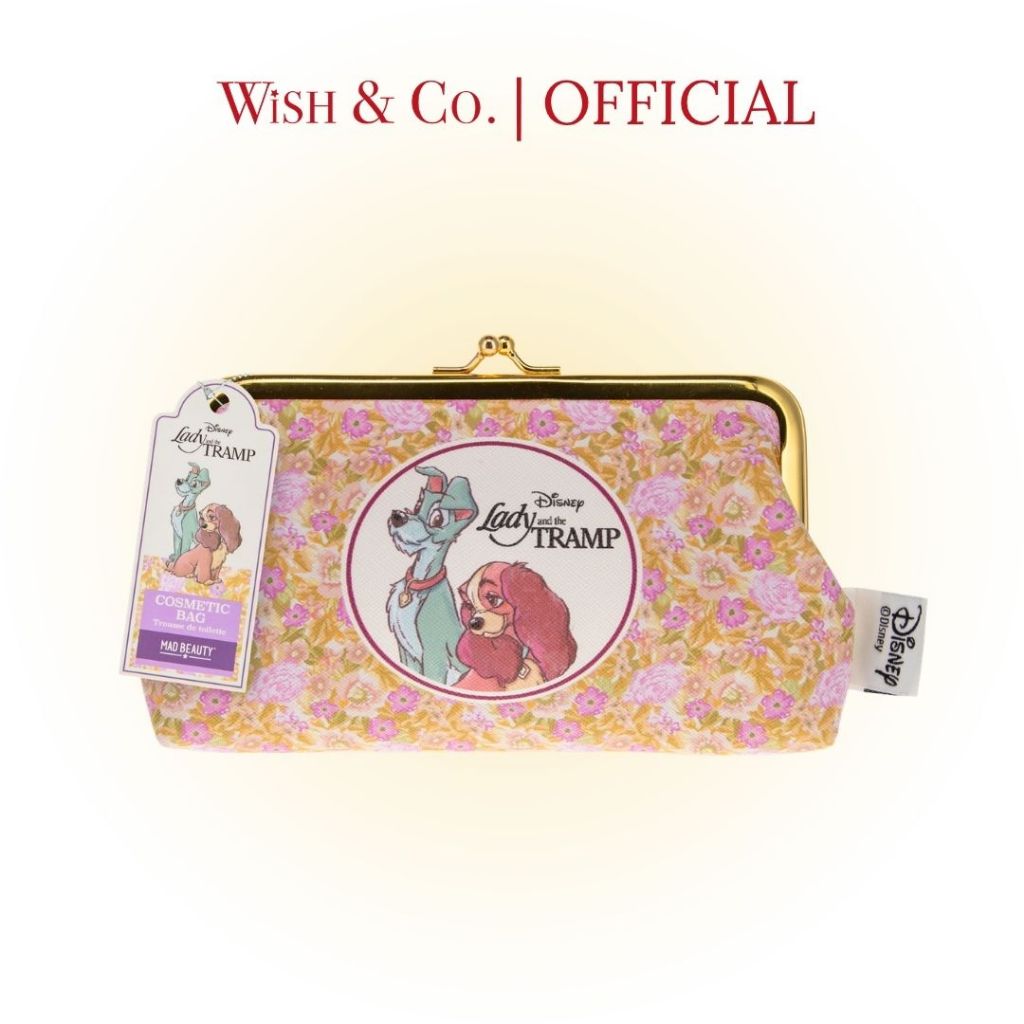 Mad beauty Disney Lady and the tramp Floral Cosmetic bag – โปรปัง