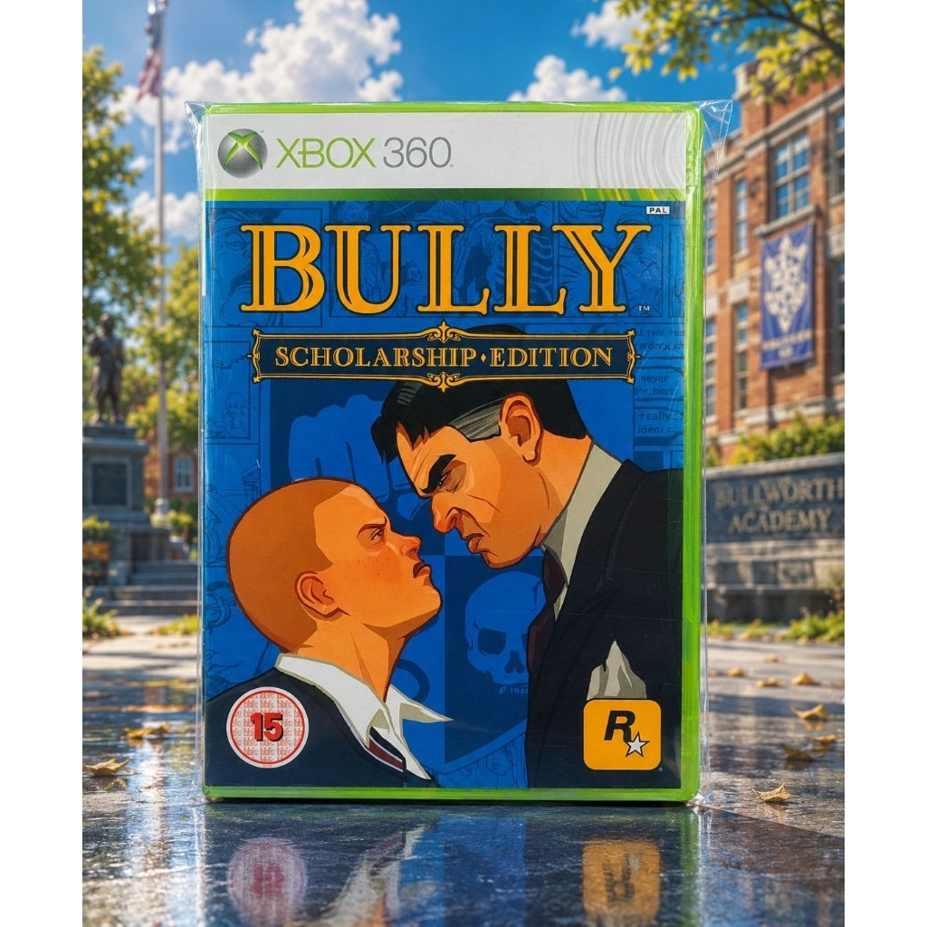 เกม xbox360 Bully: Scholarship Edition โซน pal แผ่นมีรอยเยอะเล่นปกติ