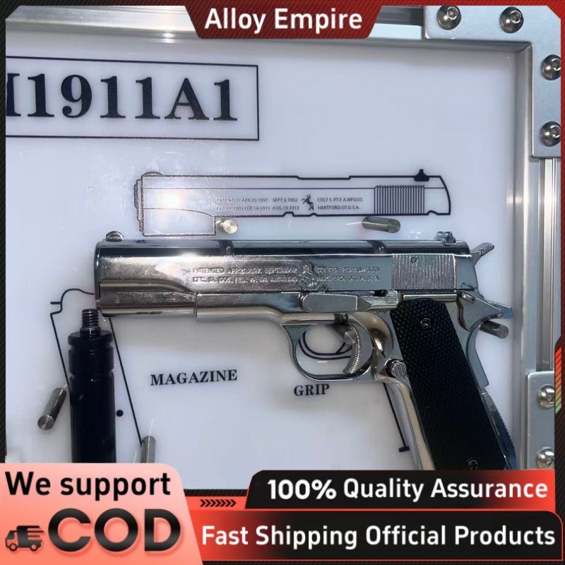 M1911 Simulation Alloy COLT Model Retro Military Collection Desktop Display Ornament