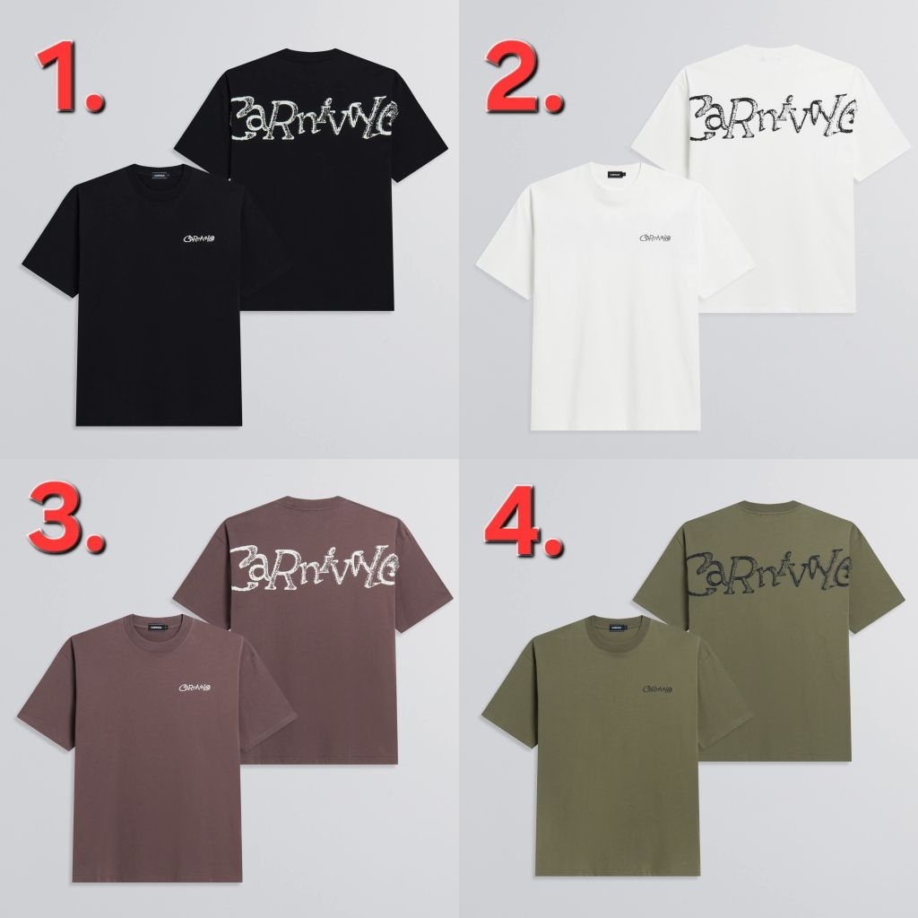 [ ของแท้ ] เสื้อยืด CARNIVAL Spring/Summer 2026 Collection Part.2 “No Ordinary Morning” OVS T-SHIRT ของใหม่ พร้อมส่ง