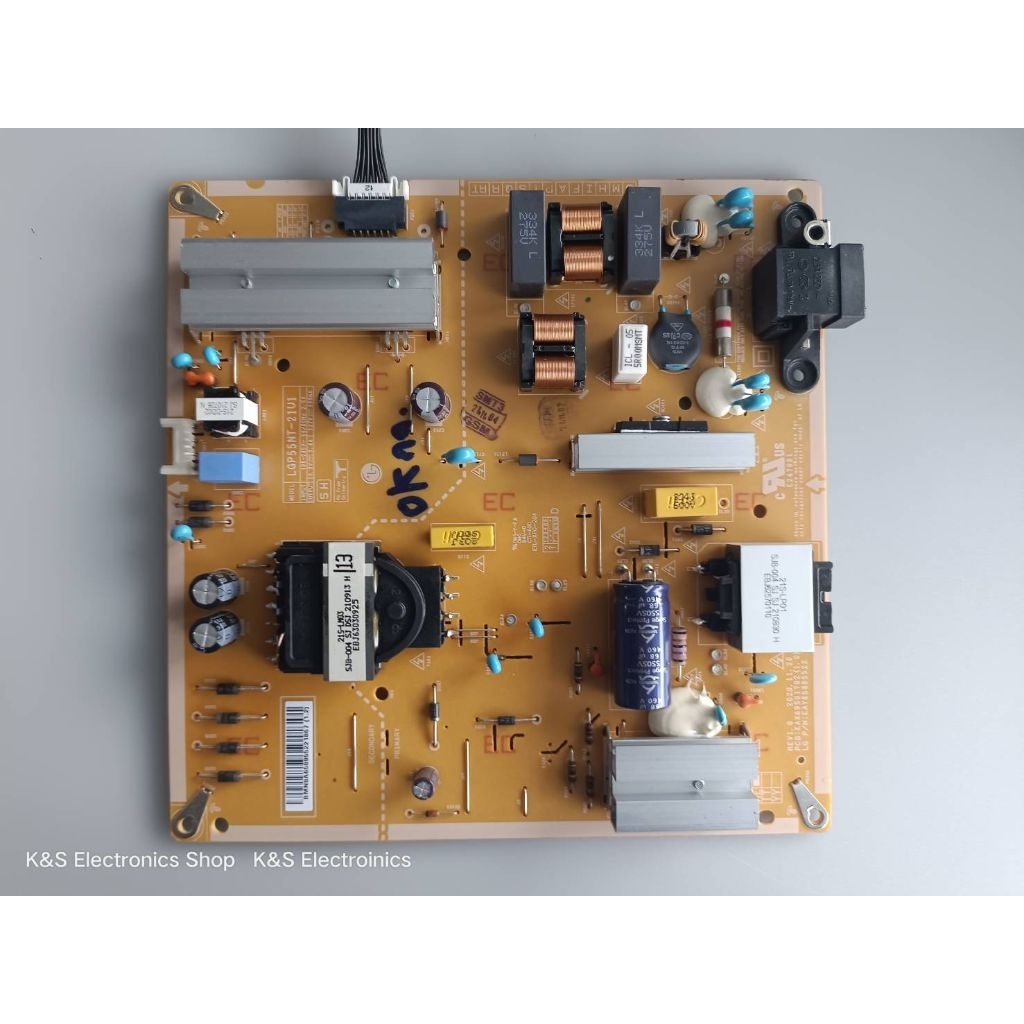 Power Supply Samsung 55NANO75TPA , 55NANO77TPA พาร์ท EAX69501702 อะไหล่แท้/ของถอดมือสอง รับประกันสิน