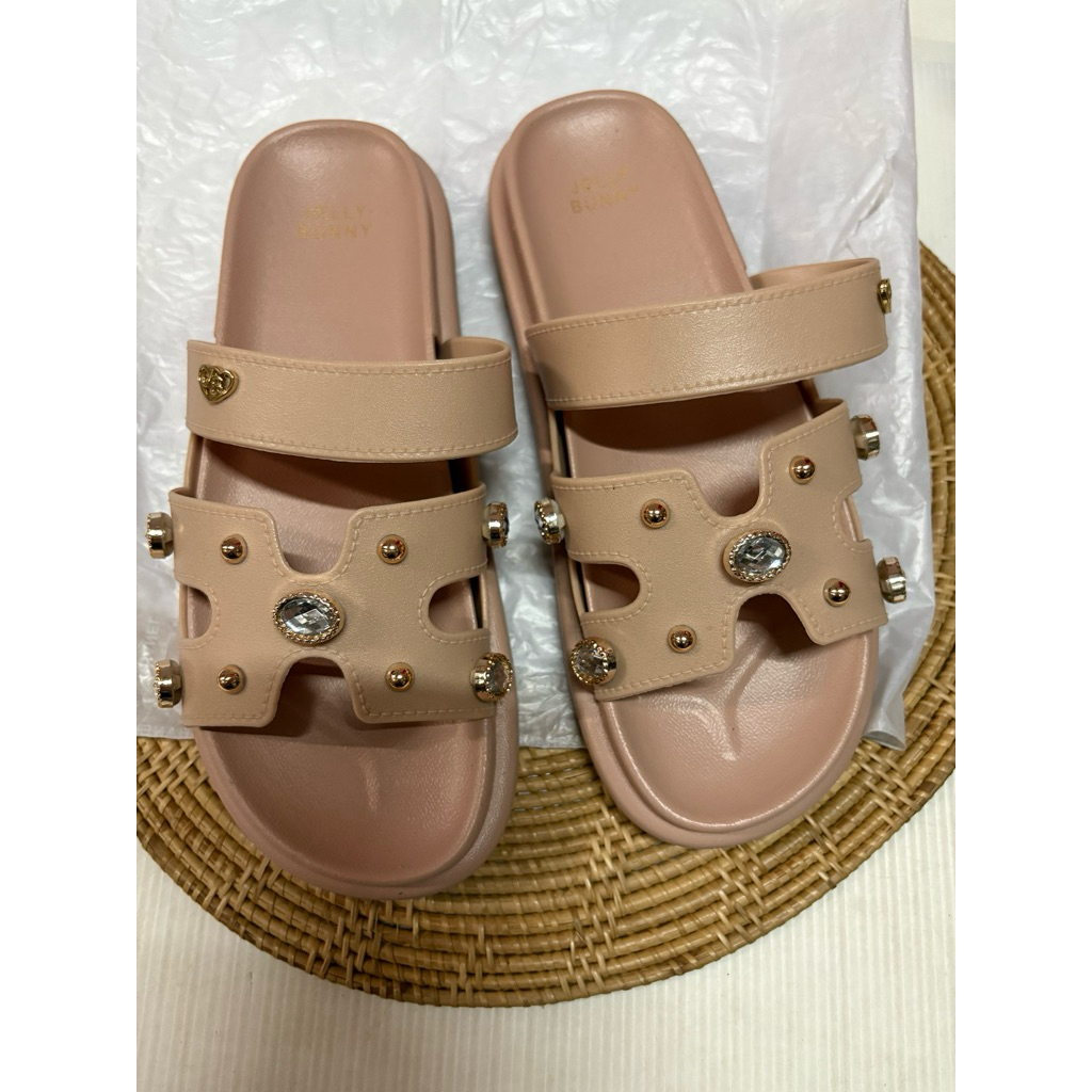 JELLY  BUNNY รองเท้าแตะ Size39 มือสองสภาพดีใหม่