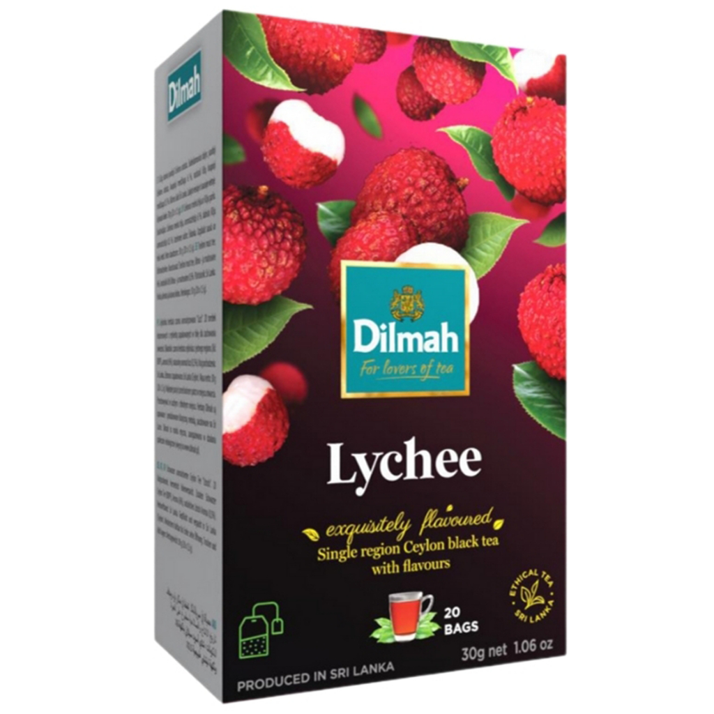 Dilmah Lychee Ceylon Black Tea Flavored 40g