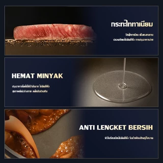 Fancino หม้ออุ่นนม หม้อซอสไทเทเนียม 16 ซม 1.25 ลิตร ไม่ติดกระทะ ปากกันล้น ทำอาหารทารก ต้มนม บะหมี่ เตาทุกชนิด
