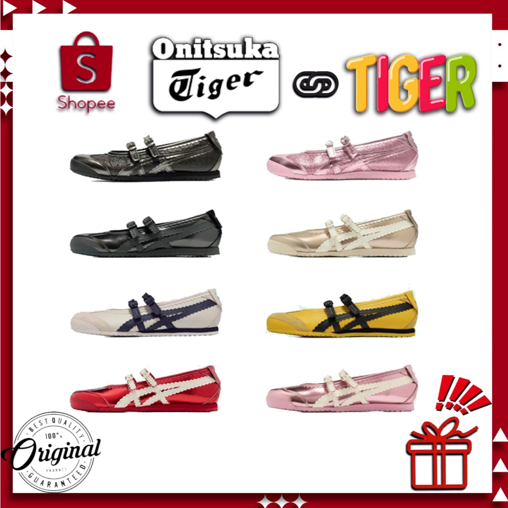 （ของแท้ 100%）สีล่าสุด Women's 𝐎𝐧𝐢𝐭𝐬𝐮𝐤𝐚 𝐓𝐢𝐠 MEXICO 66 TGRS Ballet รองเท้าผู้หญิง